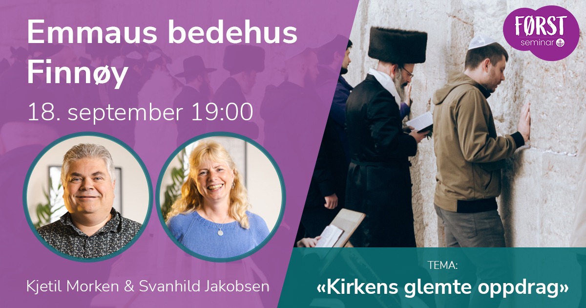 Førstseminar Emmaus bedehus, Finnøy. 18. september 2025 kl 19:00.