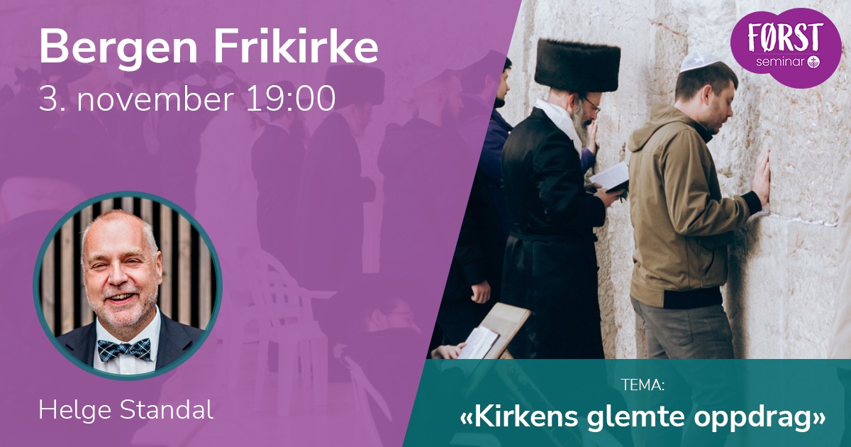 Førstseminar 2025: Bergen Frikirke. 3. november 2025 kl 19:00.