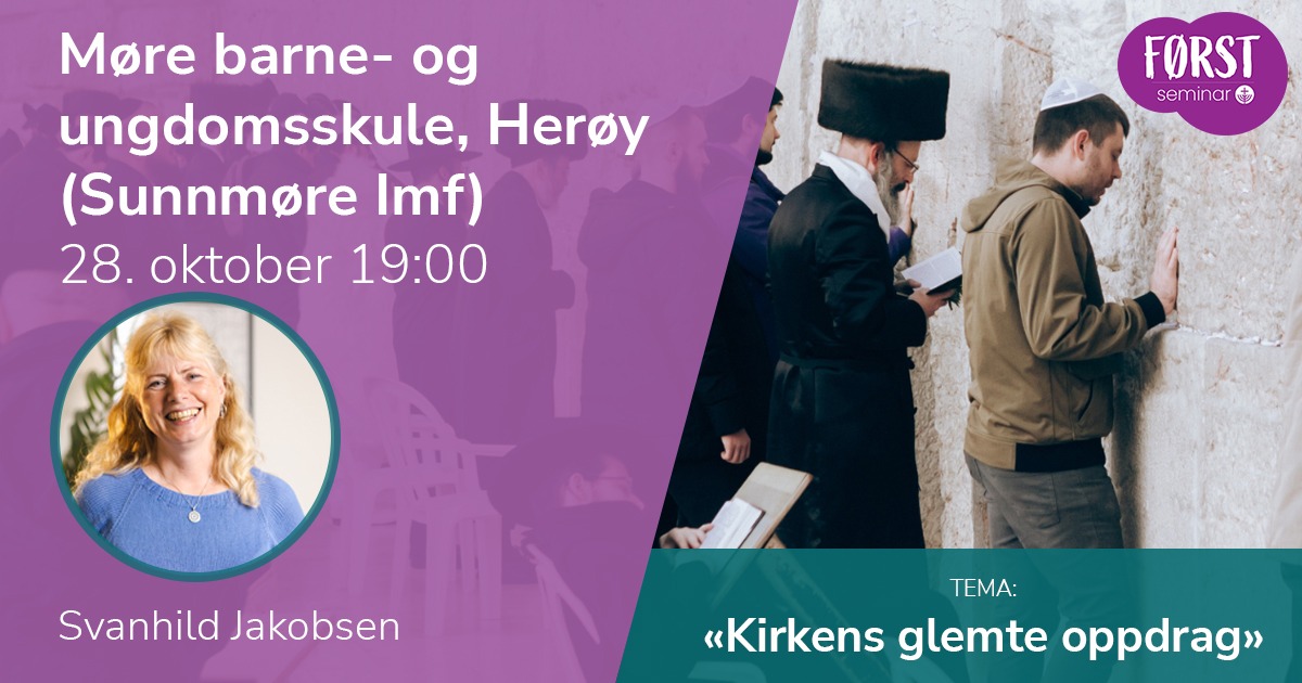 Førstseminar 2025: Møre barne- og ungdomsskule, Herøy. 28. oktober 2025 kl 19:00.