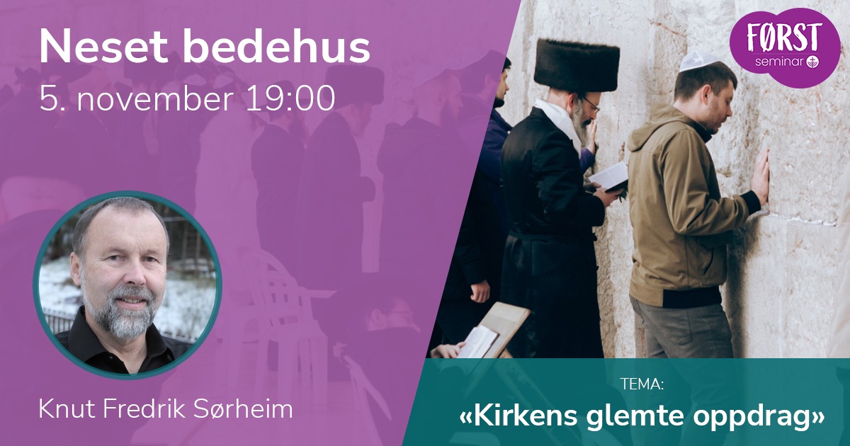 Førstseminar: Neset bedehus. 05. november 2025 kl 19:00.